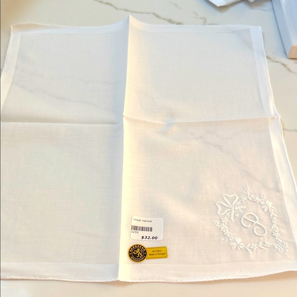 White Embroidered Tablecloth